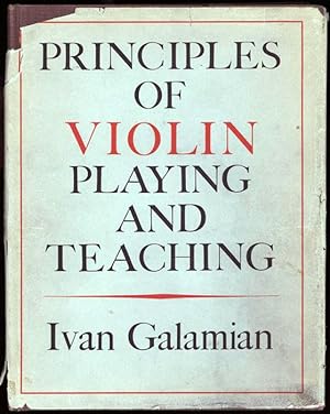 Imagen del vendedor de Principles of Violin Playing and Teaching a la venta por Sapience Bookstore