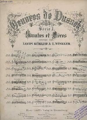 Seller image for OEUVRES DE DUSSEK - SERIE 1 : N2 : SONATE - OP. 9. for sale by Le-Livre