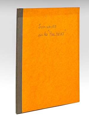 Seller image for Sminaire sur les espaces de Hilbert. for sale by Librairie du Cardinal