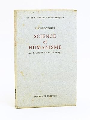 Imagen del vendedor de Science et humanisme. La physique de notre temps. a la venta por Librairie du Cardinal