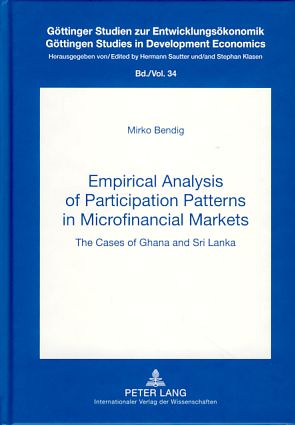 Empirical analysis of participation patterns in microfinancial markets. The cases of Ghana and Sr...