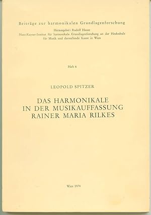 Seller image for Das Harmonikale in der Musikauffassung Rainer Maria Rilkes for sale by Book Dispensary