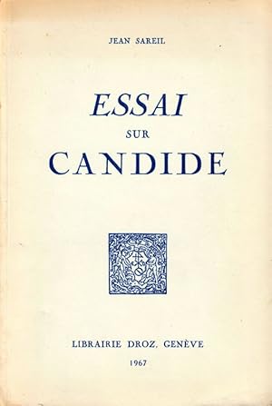 Seller image for Essai sur Candide. for sale by ARTLINK