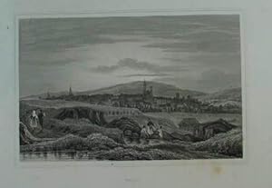 Bild des Verkufers fr Eger. Stahlstich v. J. Poppel um 1850, 10 x 15,5 cm zum Verkauf von Antiquariat Johannes Mller