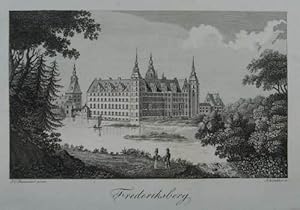 Frederiksberg. Kupferstich v. A. Winkler nach J. E. Alexander um 1830, 8,5 x 14 cm