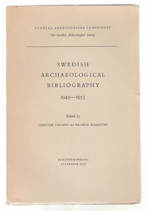 Immagine del venditore per Swedish Archaeological Bibliography 1949-1953. venduto da Hatt Rare Books ILAB & CINOA