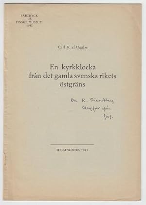 Bild des Verkufers fr En kyrkklocka frn det gamla svenska rikets stgrns. zum Verkauf von Hatt Rare Books ILAB & CINOA