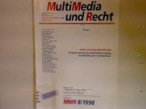 Bild des Verkufers fr Entgeltregulierung, Marktbeherrschung und Wettbewerb im Mobilfunk MultiMedia und Recht, 1. Jhrg., 1998: Zeitschrift fr Informations-, Telekommunikations- und Medienrecht; Beilage zu MMR 8/1998 zum Verkauf von books4less (Versandantiquariat Petra Gros GmbH & Co. KG)