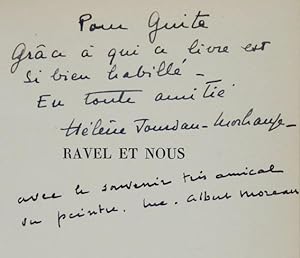 Immagine del venditore per Ravel et nous. L'Homme, l'Ami, le Musicien venduto da Lirolay