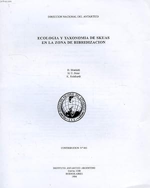 Imagen del vendedor de DIRECCION NACIONAL DEL ANTARTICO, CONTRIBUCION N 443, ECOLOGIA Y TAXONOMIA DE SKUAS EN LA ZONA DE HIBRIDIZACION a la venta por Le-Livre