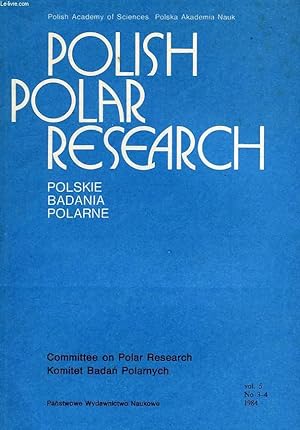 Image du vendeur pour POLISH POLAR RESEARCH, POLSKIE BADANIA POLARNE, VOL. 5, N 3-4, 1983 mis en vente par Le-Livre