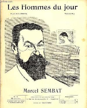 Seller image for LES HOMMES DU JOUR N 16. MARCEL SEMBAT. for sale by Le-Livre