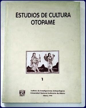 Immagine del venditore per ESTUDIOS DE CULTURA OTOPAME, #1. venduto da Parnassus Book Service, Inc