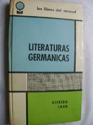 Imagen del vendedor de LITERATURAS GERMNICAS a la venta por Librera Maestro Gozalbo