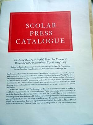 Scolar Press Catalogue. 1983/1984