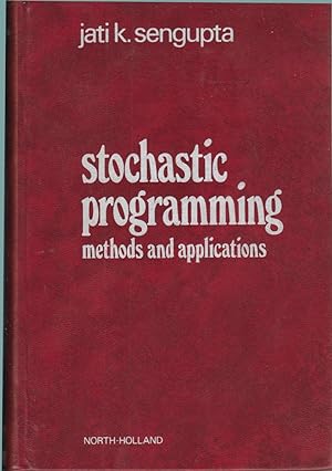 Imagen del vendedor de Stochastic Programming: Methods and Applications a la venta por Jonathan Grobe Books