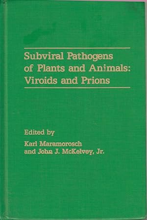 Bild des Verkufers fr Subviral Pathogens of Plants and Animals: Viroids and Prions zum Verkauf von Jonathan Grobe Books