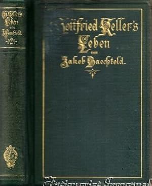 Bild des Verkufers fr Gottfried Kellers Leben. Seine Briefe und Tagebcher. Zweiter Band: 1850 - 1861. zum Verkauf von Antiquariat Immanuel, Einzelhandel