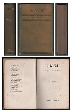 Seller image for "KRUM" A study of consciousness. for sale by John  L. Capes (Books) Established 1969