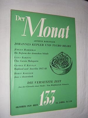 Der Monat - Eine internationale Zeitschrift. Heft 133, Oktober 1959, 12. Jahrgang