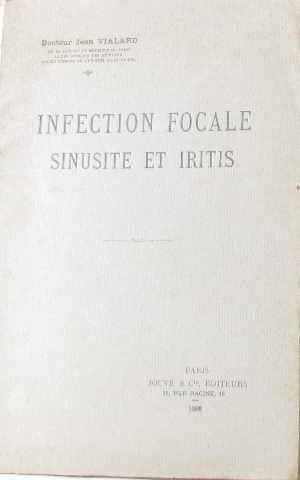 Imagen del vendedor de Infection focale sinusite et iritis a la venta por crealivres