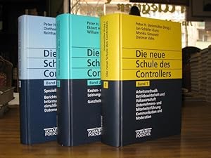 Seller image for Die neue Schule des Controllers. Komplett in 3 Bnden: 1) Arbeitsmethodik, Betriebswirtschaft und Volkswirtschaft, Unternehmens- und Mitarbeiterfhrung, Kommunikation und Moderation. 2) Kosten- und Leistungsrechnung. Ganzheitliches Controlling. 3) Spezielles Controlling. Berichtwesen und Informationsmanagement einschlielich angewandter Datenverarbeitung. for sale by Antiquariat Carl Wegner