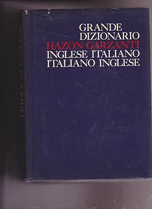 Immagine del venditore per Grande Dizionario Inglese Italiano Italiano Inglese venduto da Meir Turner