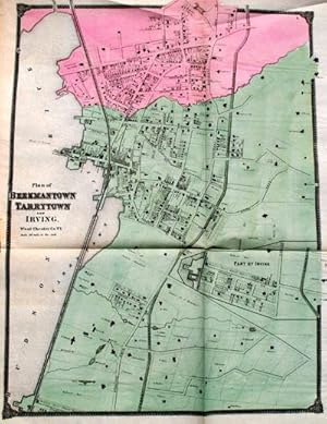 Imagen del vendedor de Plan of Beekmantown, Tarrytown, and Irving a la venta por Antipodean Books, Maps & Prints, ABAA