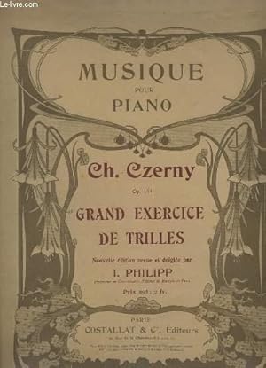 Imagen del vendedor de MUSIQUE POUR PIANO - OP. 151. - GRAND EXERCICE DE TRILLES - PIANO SEUL. a la venta por Le-Livre