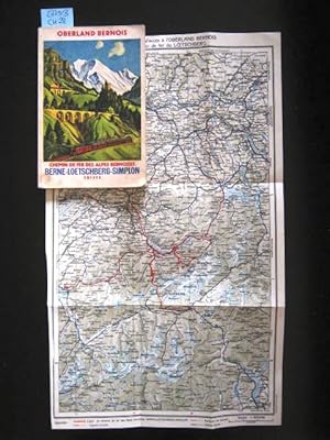 Seller image for Guide illustr de l'Oberland Bernois et de la Ligne du Loetschberg. Chemin de Fer des Alpes Bernoises Berne-Leotschberg-Simplon. for sale by Augusta-Antiquariat GbR