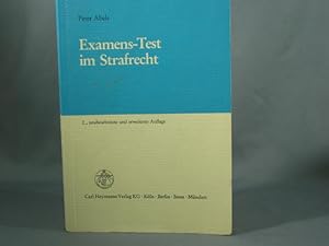 Seller image for Examens-Test im Strafrecht. von for sale by Antiquariat-Fischer - Preise inkl. MWST