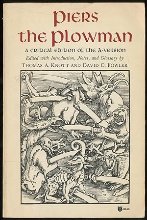 Bild des Verkufers fr Piers the Plowman: A Critical Edition of the A-Version zum Verkauf von Between the Covers-Rare Books, Inc. ABAA