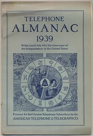 Bild des Verkufers fr Telephone Almanac 1939 zum Verkauf von Between the Covers-Rare Books, Inc. ABAA