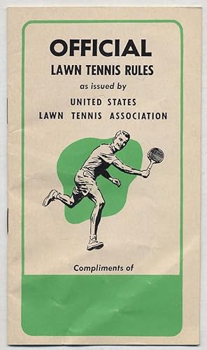 Seller image for Official Lawn Tennis Rules for sale by Between the Covers-Rare Books, Inc. ABAA