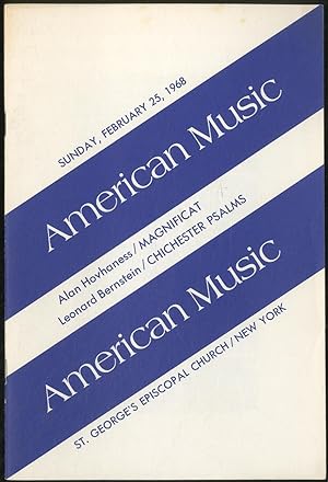 Bild des Verkufers fr American Music zum Verkauf von Between the Covers-Rare Books, Inc. ABAA