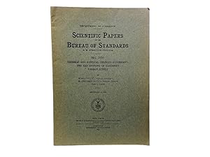 Scientific Papers of the Bureau of Standards No 396; Thermal and Physical Changes Accompanying th...