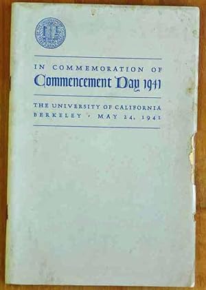 In Commemoration of Commencement Day - 1941