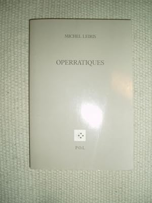 Seller image for Operratiques for sale by Expatriate Bookshop of Denmark