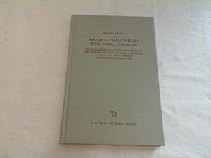 Bild des Verkufers fr Proles vaesana Philippi totius malleus orbis = Die Alexandreis des Walter von Chatillon und ihre Neudeutung von Lucans Pharsalia im Sinne des typologischen Geschichtsverstndnisses. zum Verkauf von Versandantiquariat Christian Back