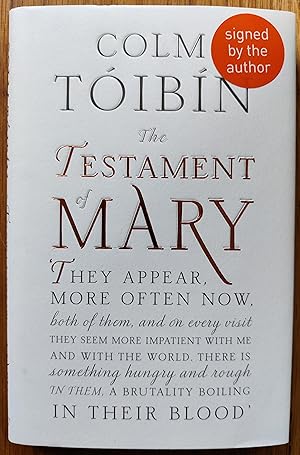 Seller image for The Testament of Mary for sale by Setanta Books
