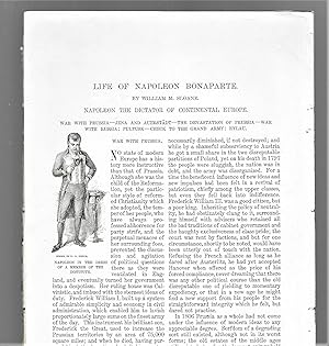 Immagine del venditore per Life Of Napoleon Bonaparte, Part XV: Napoleon The Dictator Of Continental Europe venduto da Legacy Books II