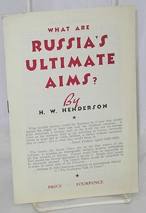 What are Russia's ultimate aims