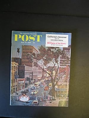 Seller image for SATURDAY EVENING POST June 25, 1960 for sale by The Book Scot