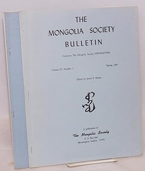 The Mongolia Society Bulletin. [two issues]