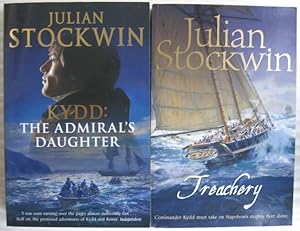 Seller image for Thomas Kydd series: book 8 - The Admiral's Daughter; book 9 - Treachery (aka "The Privateer's Revenge") -(two volumes in the "Thomas Kydd" series)- -(trade paperbacks/large soft covers)- for sale by Nessa Books