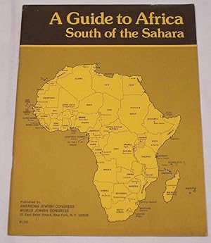 Imagen del vendedor de A Guide to Africa South of the Sahara a la venta por Prestonshire Books, IOBA