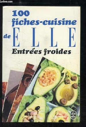 Imagen del vendedor de Entres froides. 100 fiches-cuisine de Elle. a la venta por Le-Livre