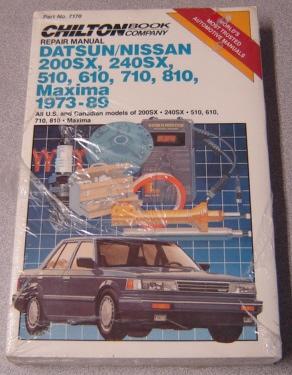 Seller image for Chilton's Repair Manual Datsun/Nissan 200sx, 240sx, 510, 610, 710, 810, Maxima 1973-89 for sale by Books of Paradise