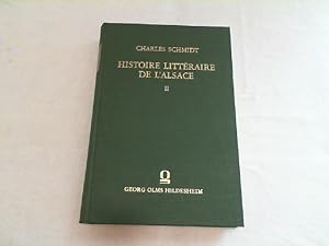 Seller image for Histoire Litteraire de l Alsace 2 for sale by Versandantiquariat Christian Back