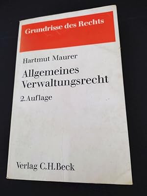 Seller image for Allgemeines Verwaltungsrecht. von, Grundrisse des Rechts for sale by Antiquariat-Fischer - Preise inkl. MWST